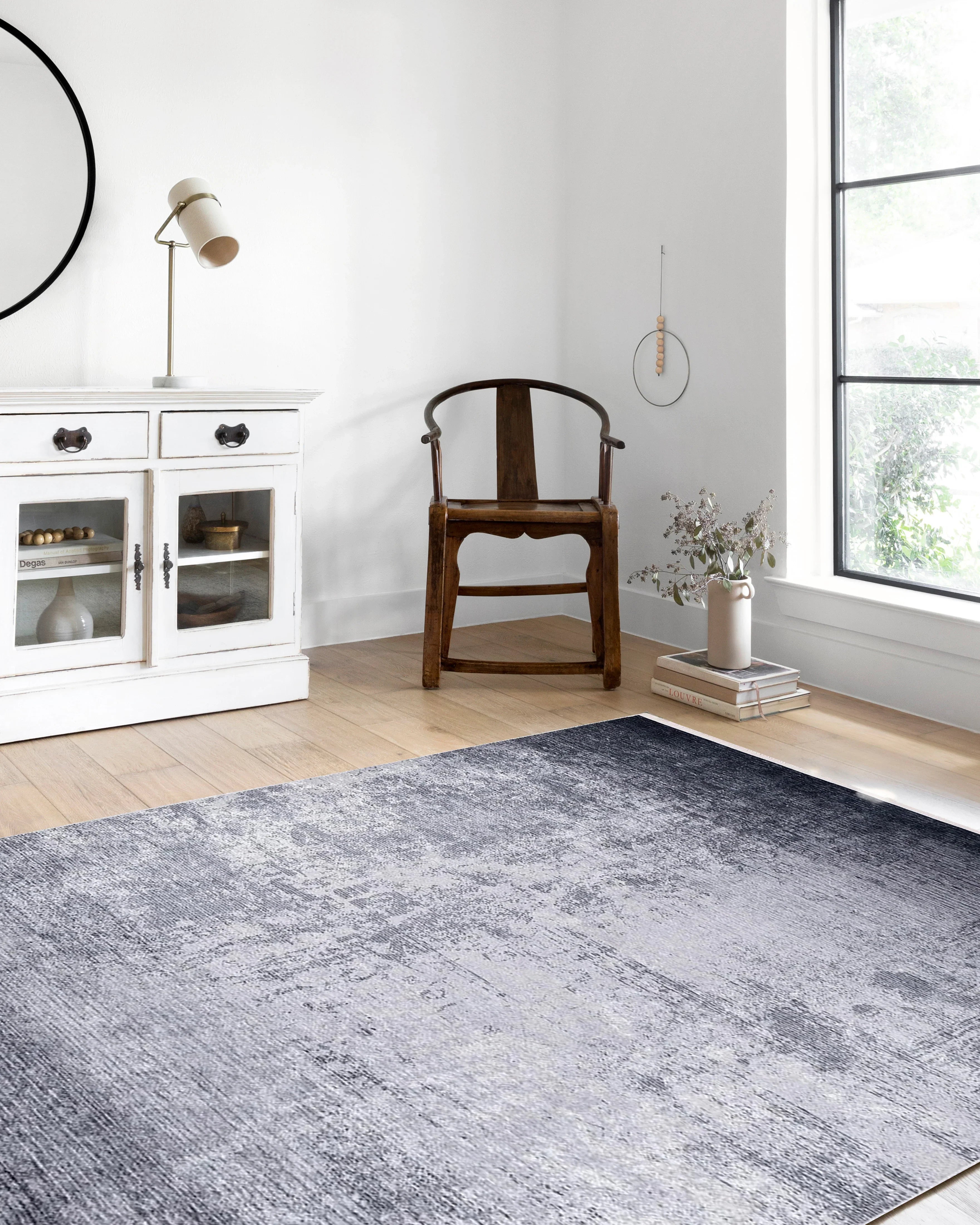 Siyah Modern Halı-Pera Halı