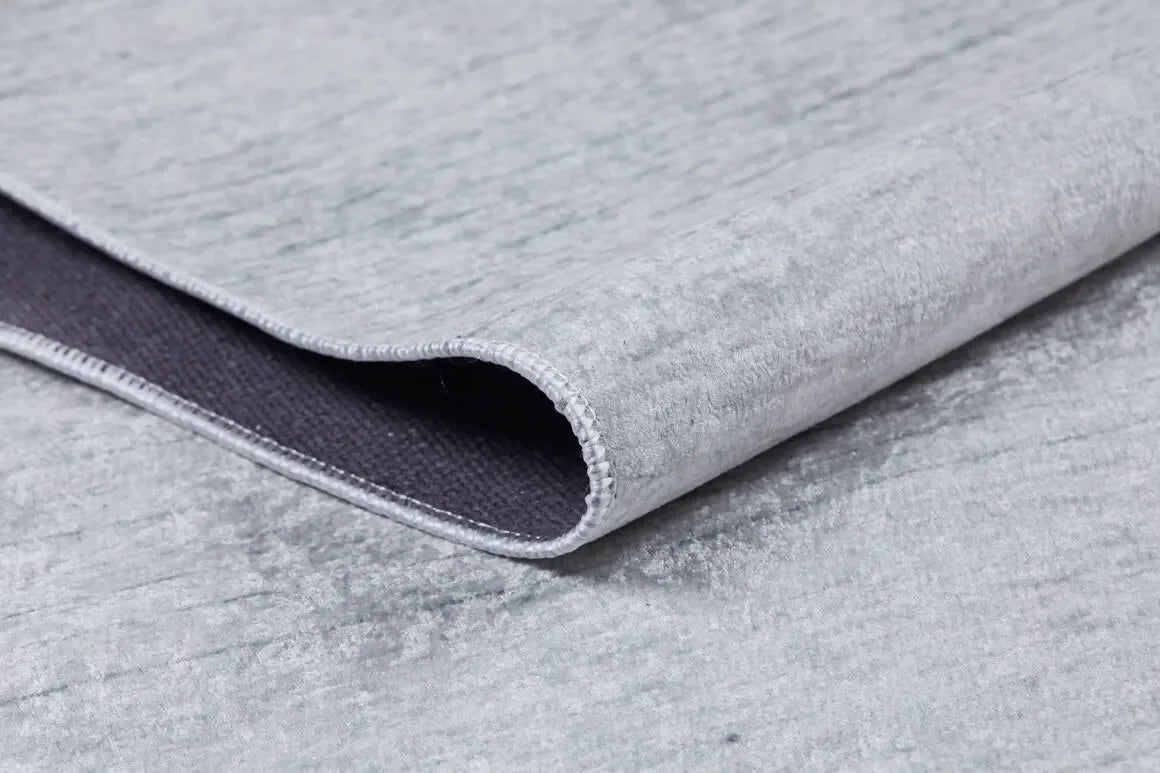 Soft Düz Açık Gri Beyaz Tonlarında Sade Halı-Pera Halı