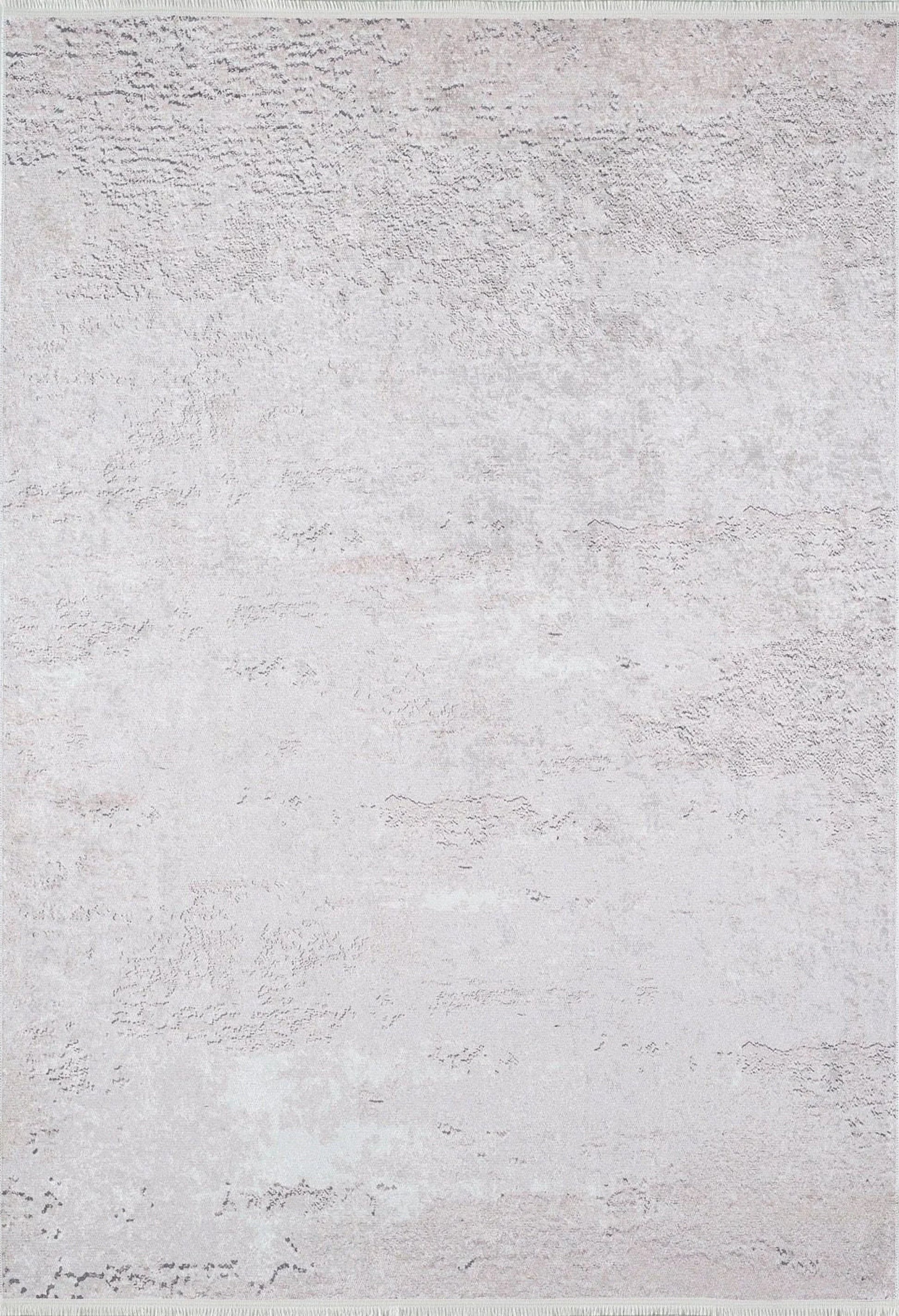 Soft Gri Bej Eskitme Desenli Halı-Pera Halı