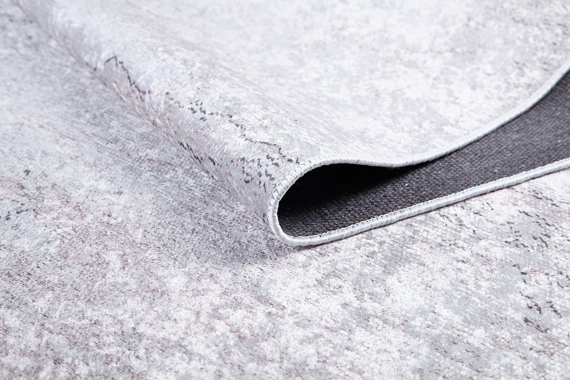 Soft Gri Bej Eskitme Desenli Halı-Pera Halı