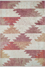 Pastel Bej Turuncu Kilim Halı - Pera Halı