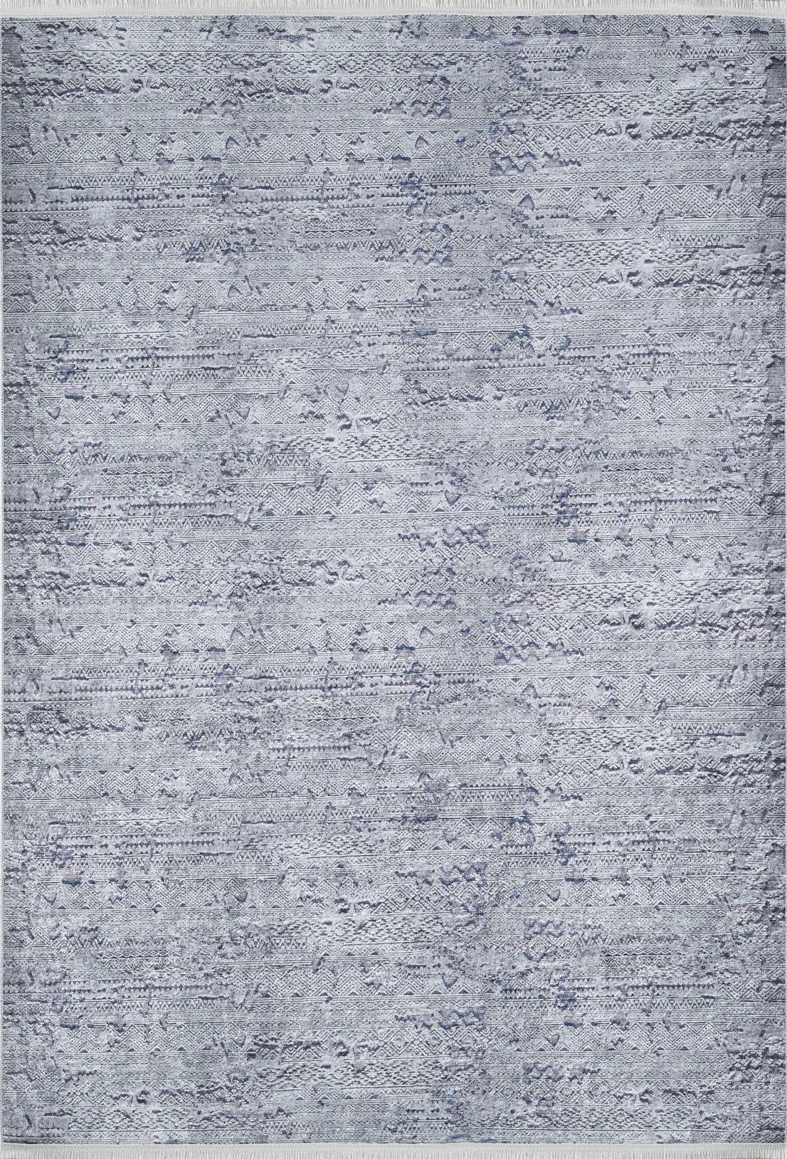 Ton Sür Ton Yıkanabilir Mavi Halı-Pera Halı