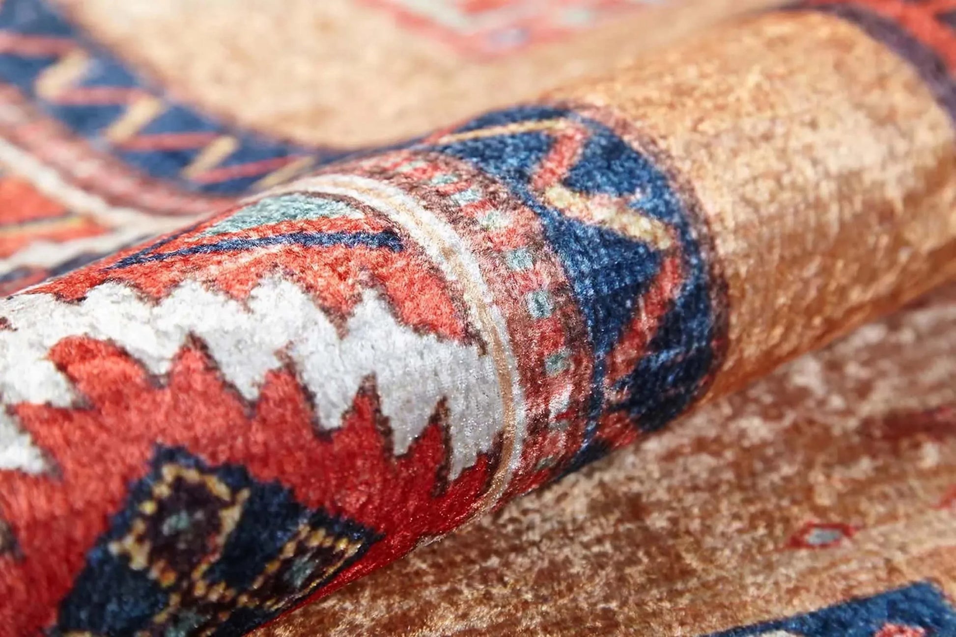 Turuncu Renkli Vintage Halı-Pera Halı