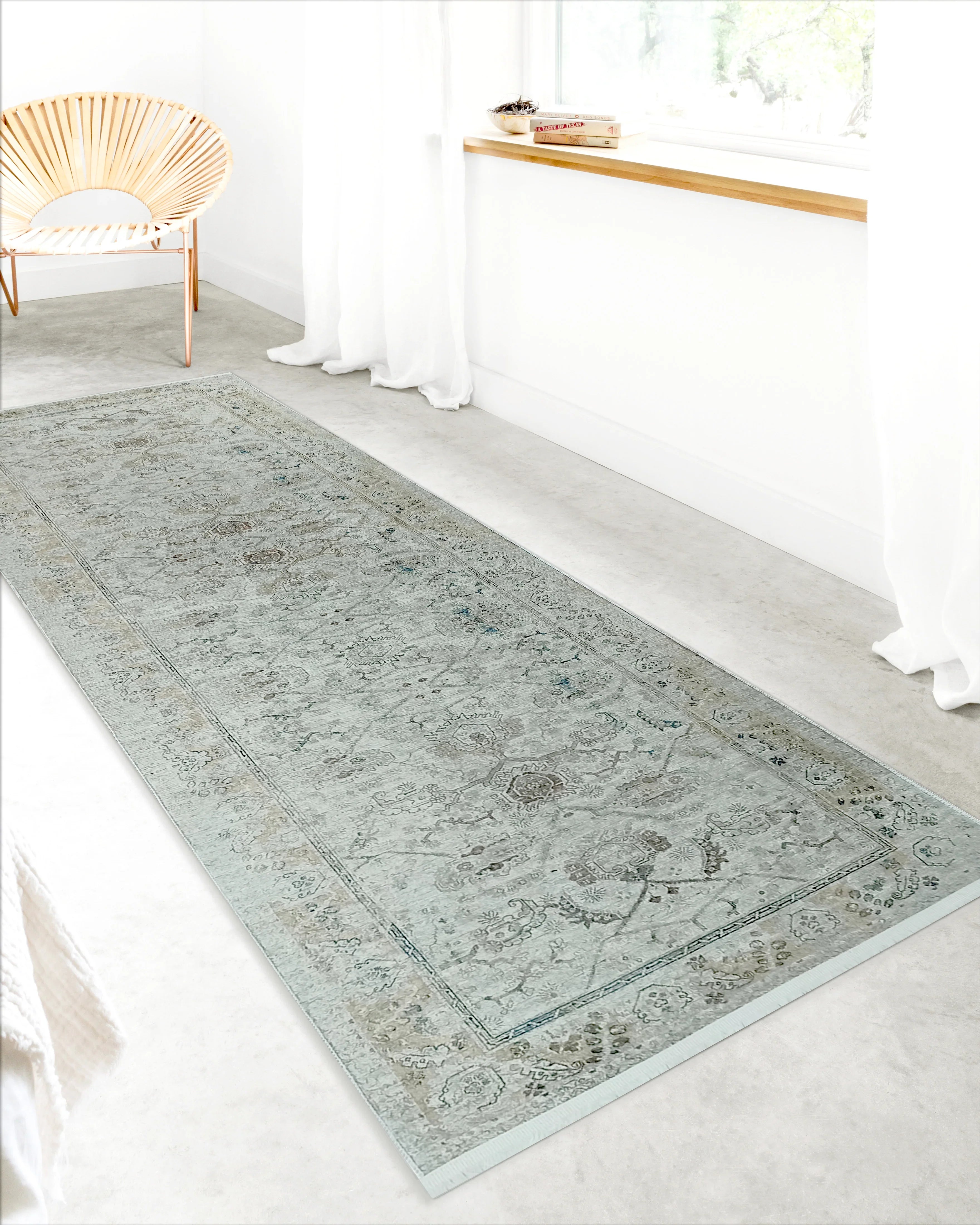 Uşak Doğal Bej Vintage Halı-Pera Halı