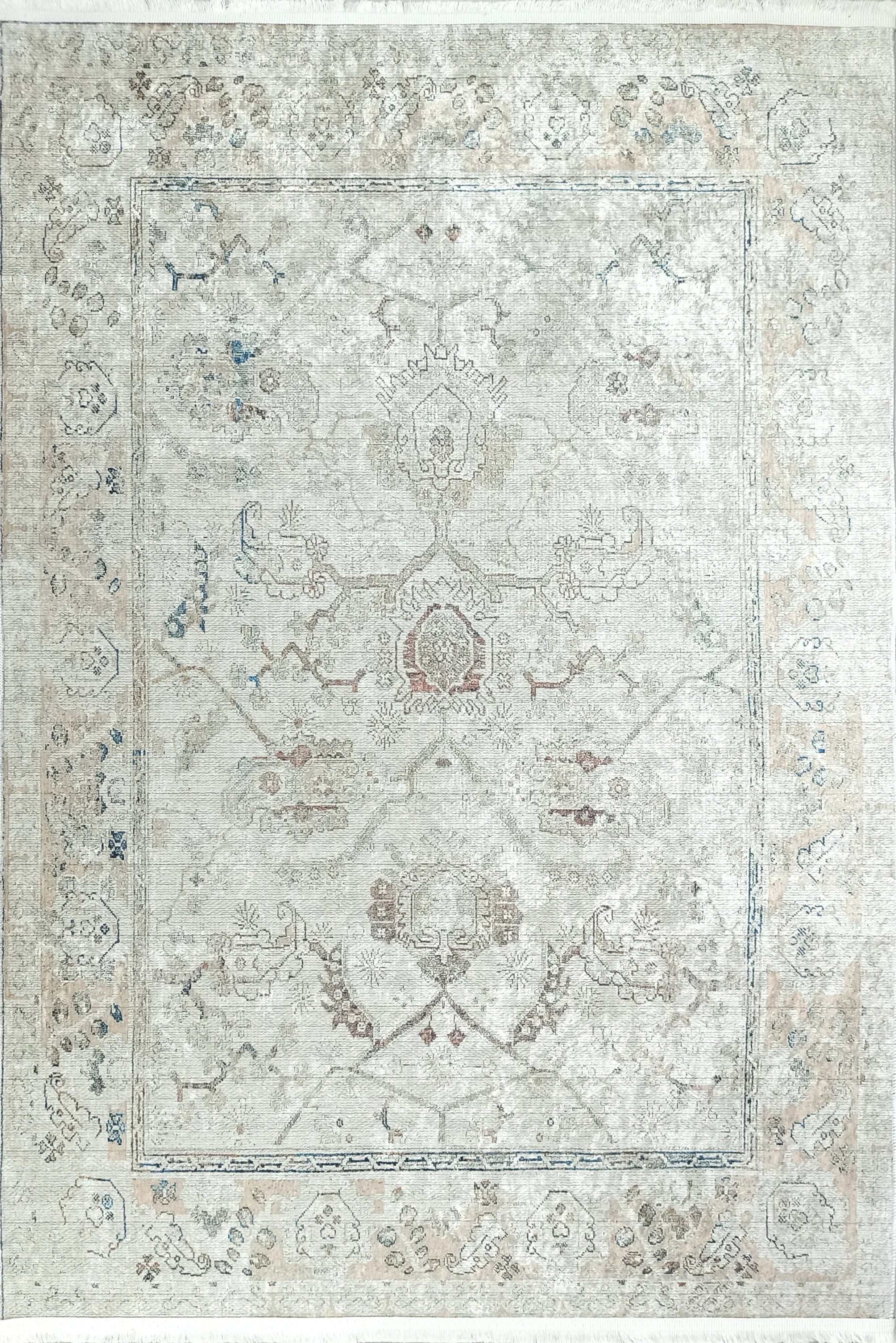 Uşak Doğal Bej Vintage Halı