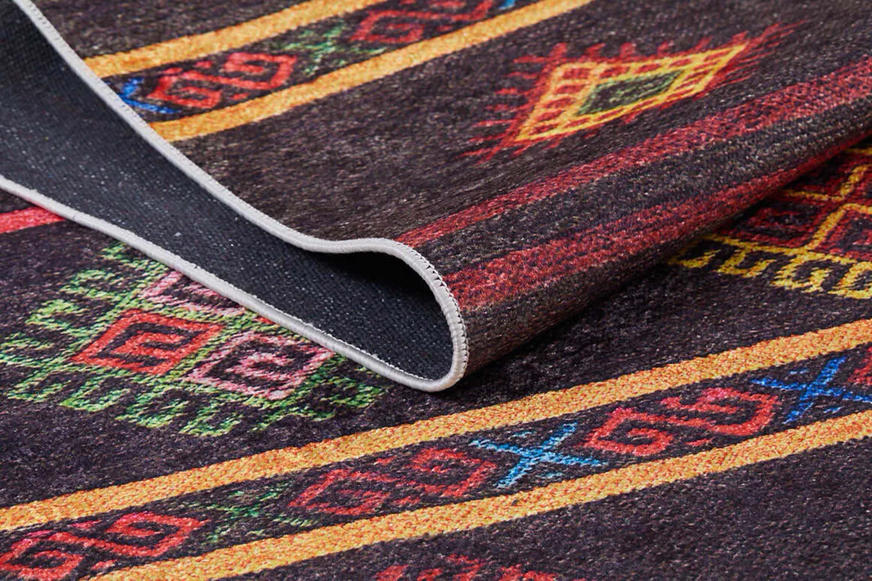 Uşak Koyu Kahverengi Kilim Halısı-Pera Halı