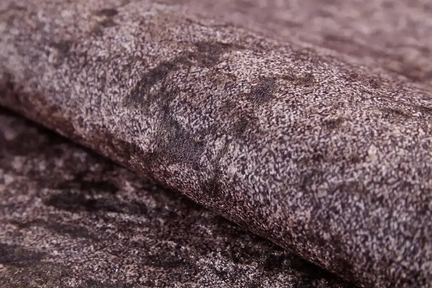 Vintage Eskitme Efektli Kahverengi Hali-Pera Halı