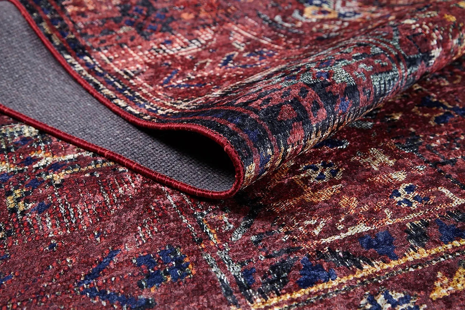 Vintage Kırmızı Anadolu Dekoratif Halı-Pera Halı