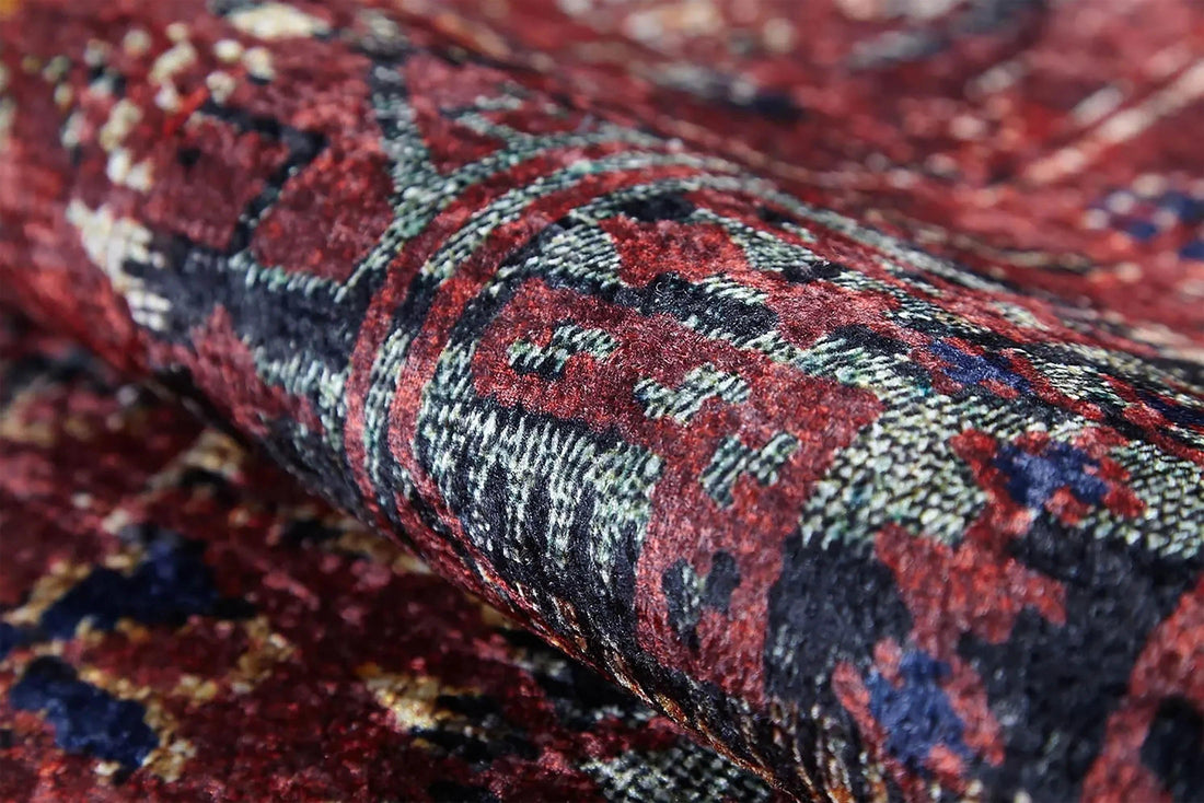 Vintage Kırmızı Anadolu Dekoratif Halı-Pera Halı