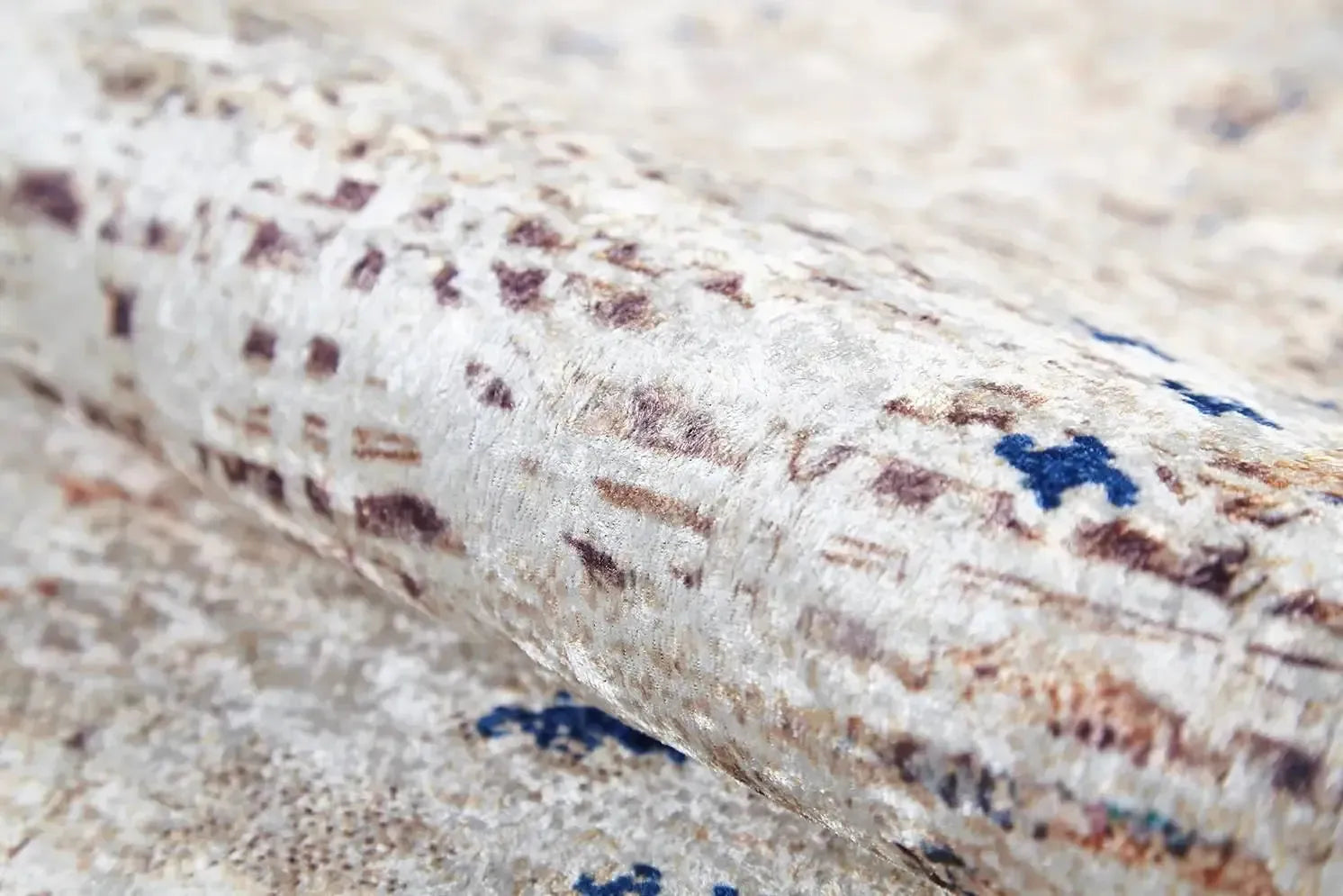 Vintage Otantik Yıkanabilir Bej Halı-Pera Halı