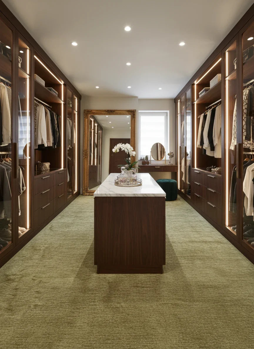 Yeşil Düz Yıkanabilir Antibakteriyel Halı-Pera Halı