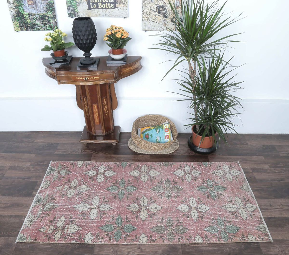 Anne - Faded Pink Small Anatolian Rug