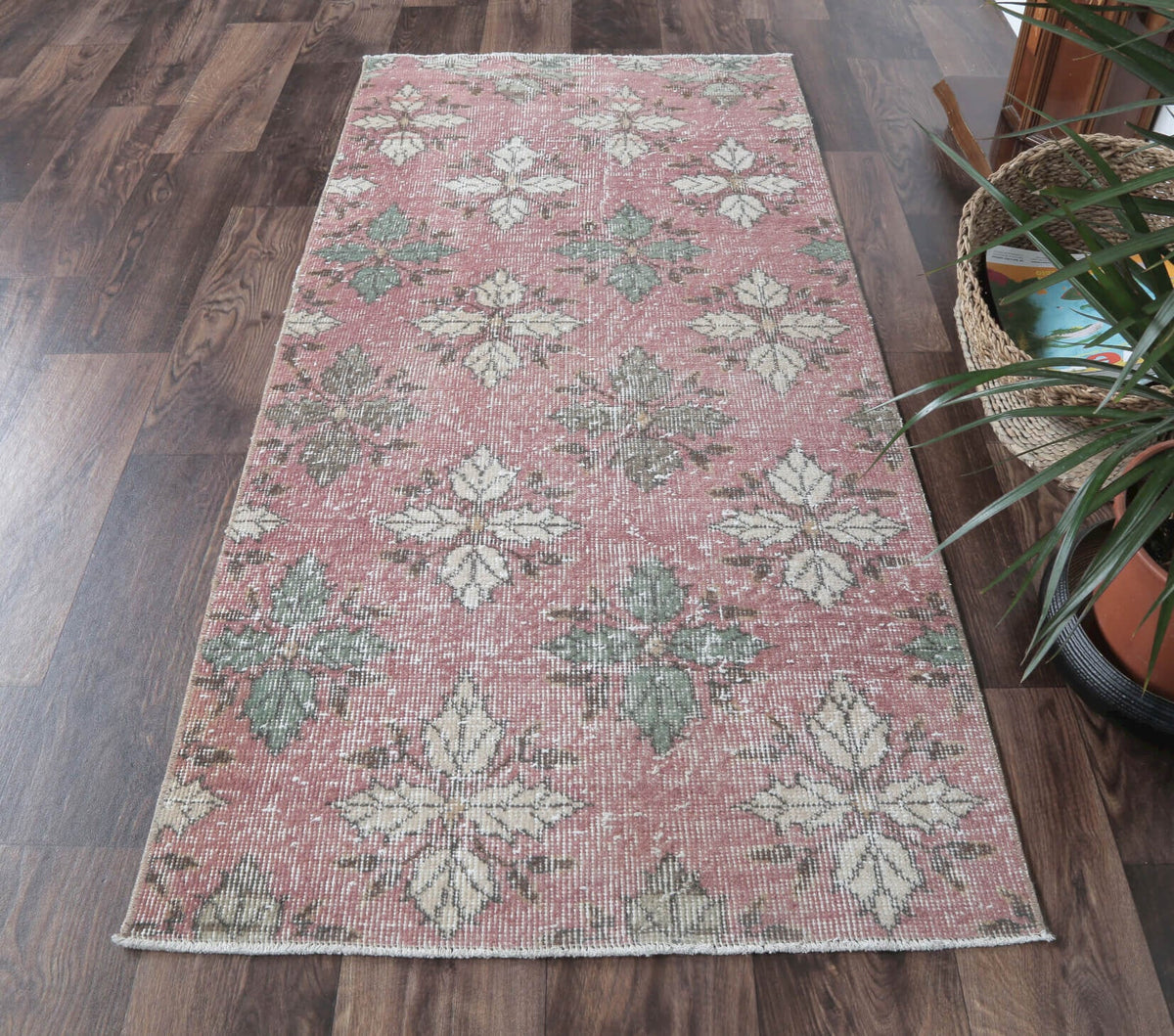 Anne - Faded Pink Small Anatolian Rug