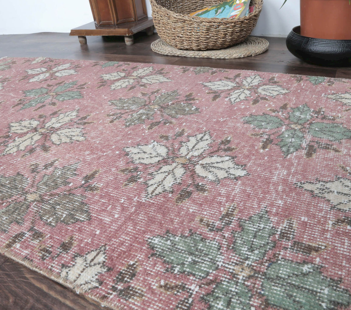 Anne - Faded Pink Small Anatolian Rug