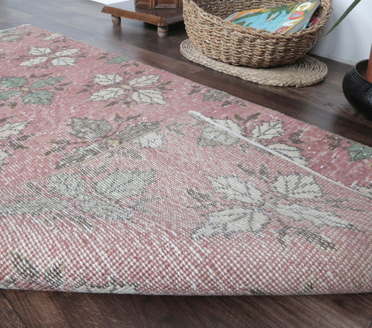 Anne - Faded Pink Small Anatolian Rug
