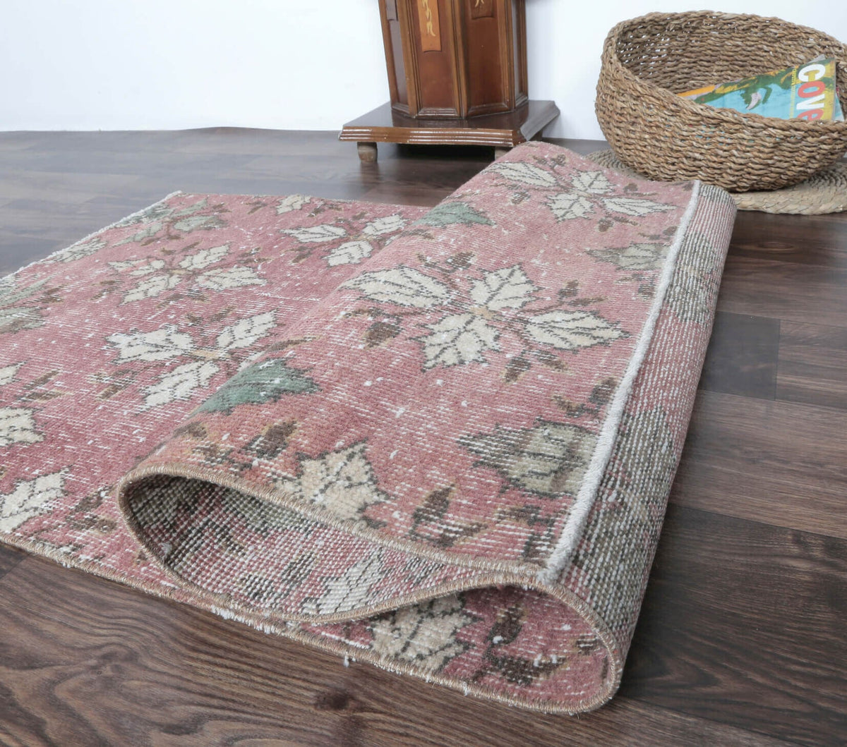 Anne - Faded Pink Small Anatolian Rug