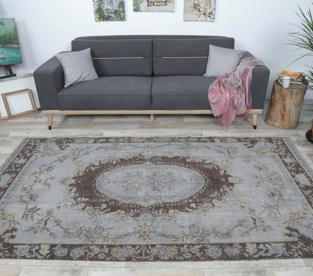 Aybel - Medallion Vintage Anatolian Rug