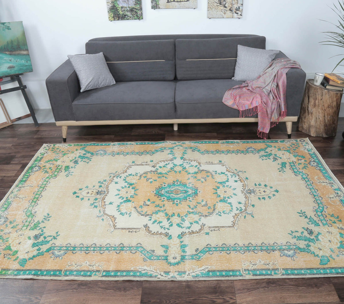 Azad - Medallion Vintage Warm Rug