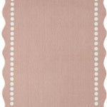 Pembe Organik Kesim Jüt Dokulu Modern Halı - A050PB