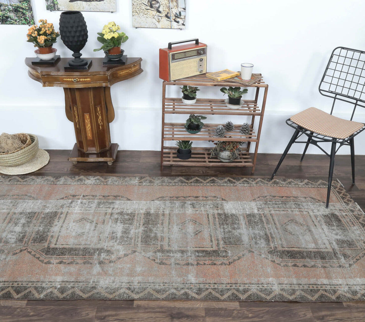 Berceste - Oriental Oushak Kitchen Rug Runner