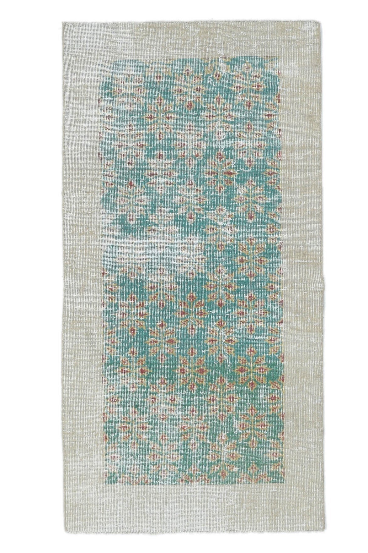 Berran - Neutral Bordered Spring Hereke Rug