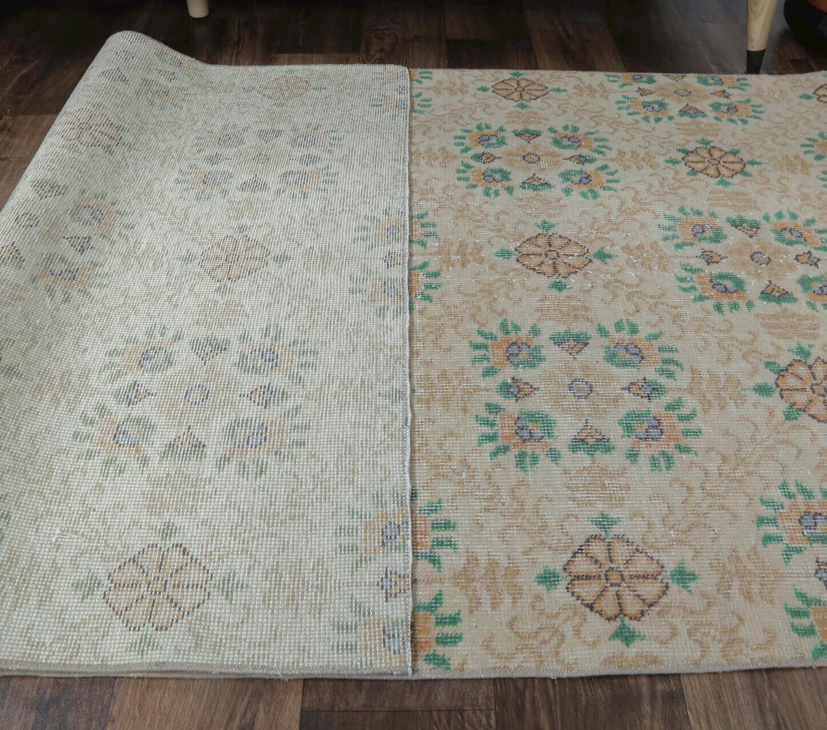 Besime - Small Floral Anatolian Rug