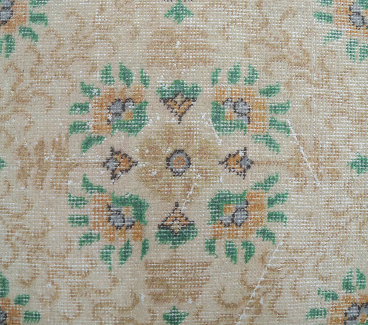 Besime - Small Floral Anatolian Rug