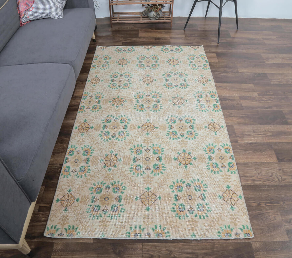 Besime - Small Floral Anatolian Rug