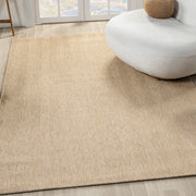 Düz Bej Kılçık Desenli Modern Halı