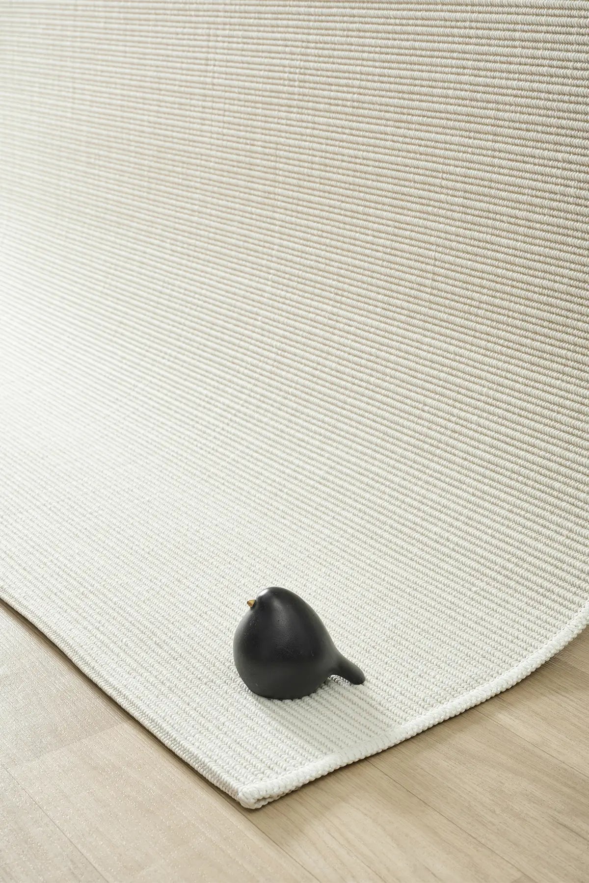 Beyaz Düz Hasır Jüt Dokuma Modern Halı 663BB – 160x230cm ebat