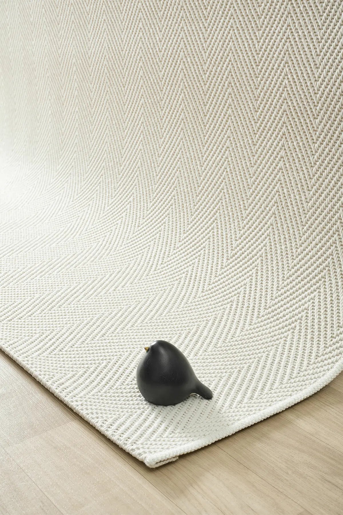 Beyaz Düz Hasır Jüt Dokuma Modern Halı 665BB – 160x230cm ve 200x290cm ebat seçenekleri