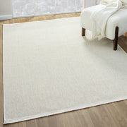 Krem Beyaz Kalın Dokuma Modern Halı