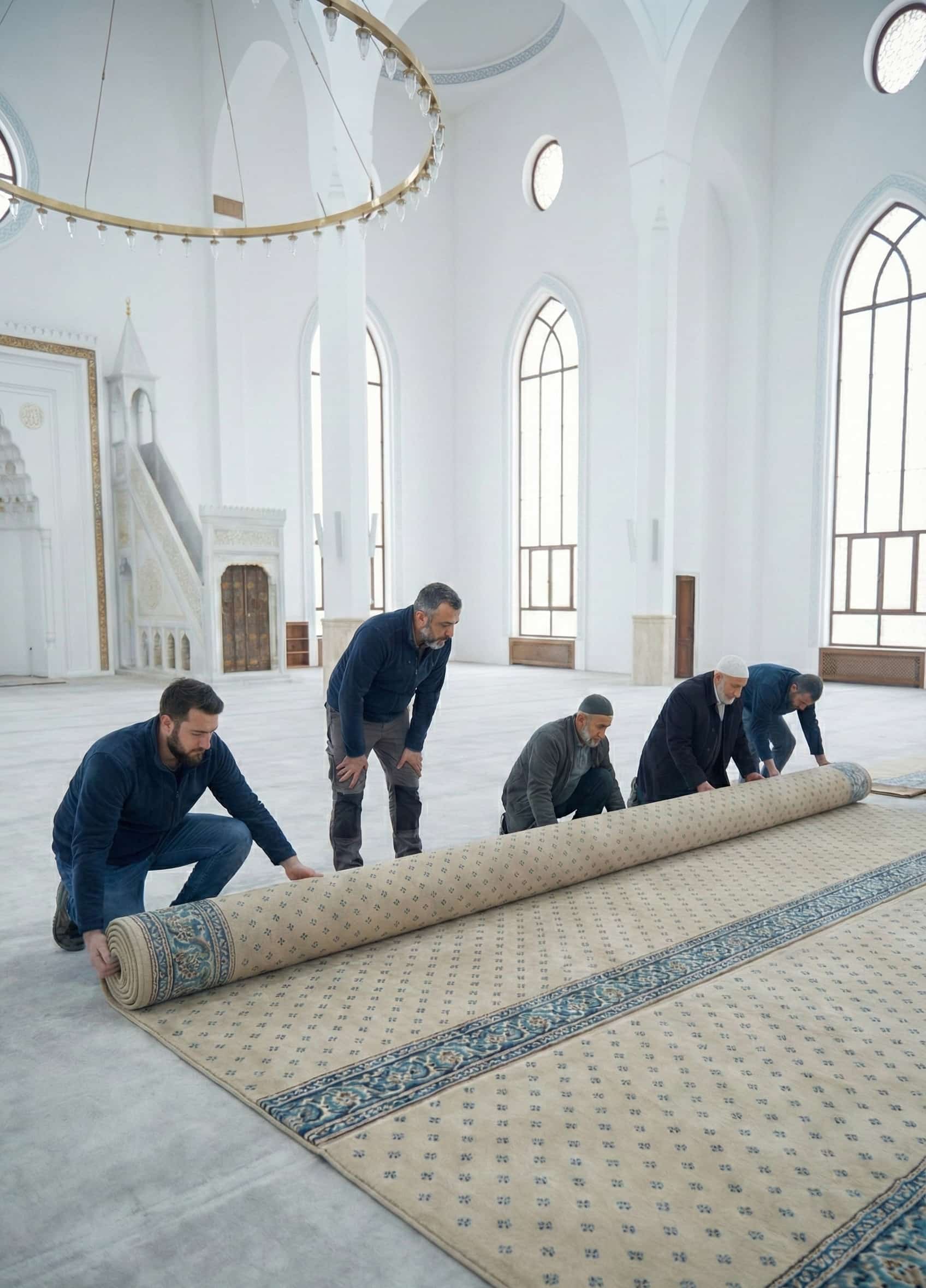 Kusursuz Sonuç İçin 5 Adımda Pera Halı Uygulama Süreci - Pera Halı Cami Halıları