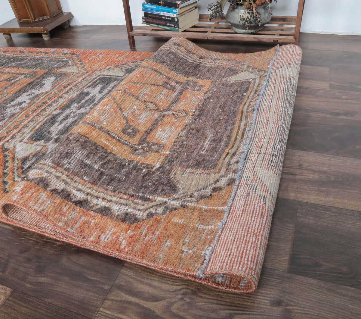 Candash - Oushak Vintage Runner Rug