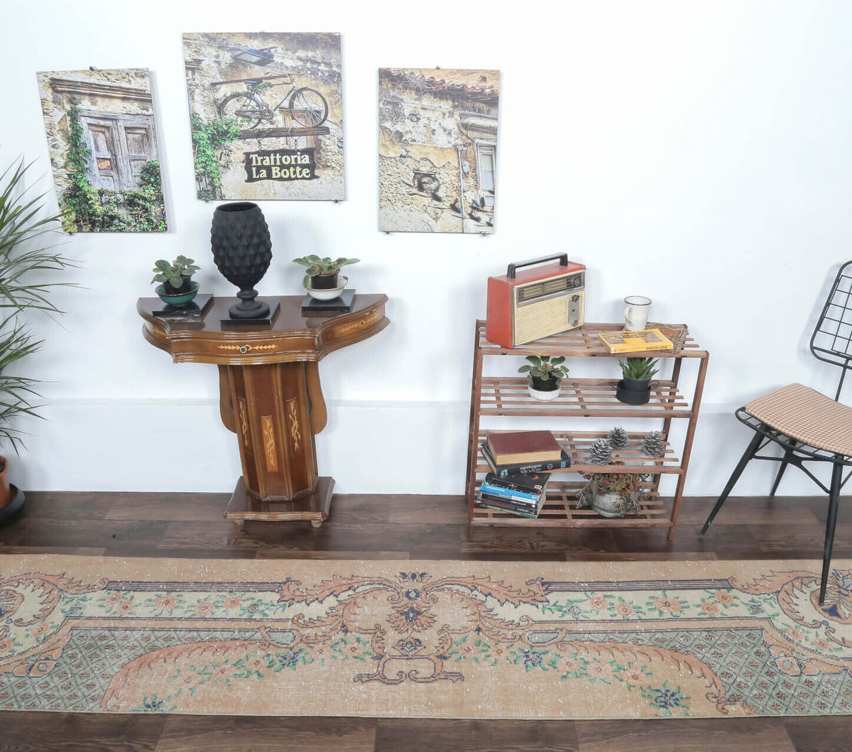 Cokramayul - Rose Gold Half Rug Vintage Anatolian Runner