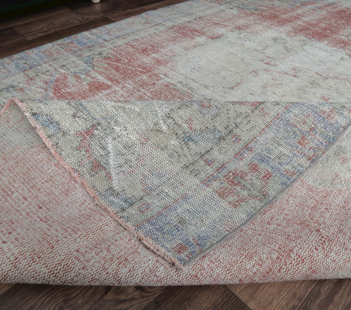 Estelle - Faded Red Oriental Area Anatolian Rug