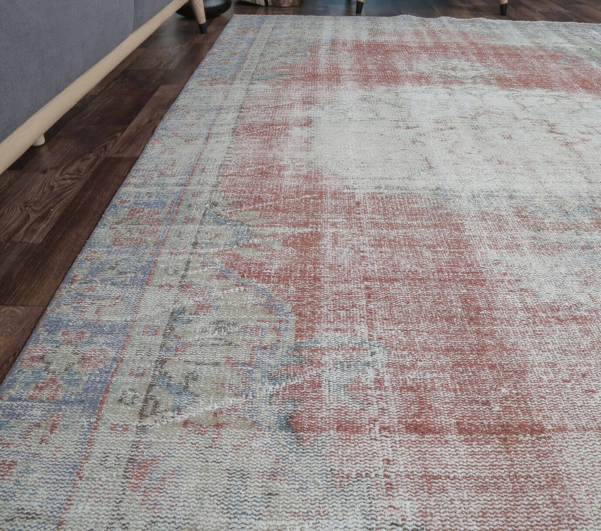 Estelle - Faded Red Oriental Area Anatolian Rug