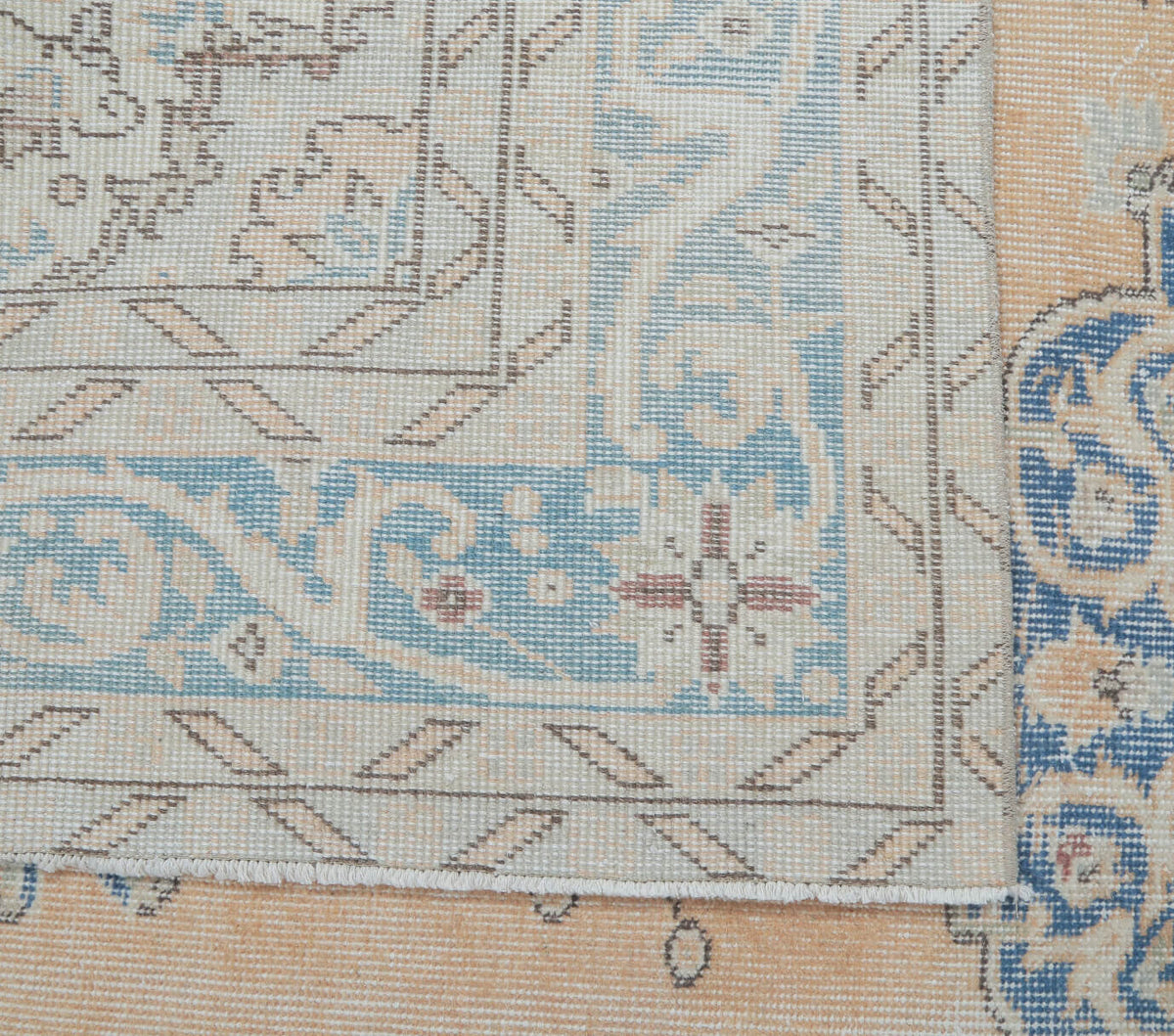 Feride - Turkish Oushak Oriental Orange Area Rug