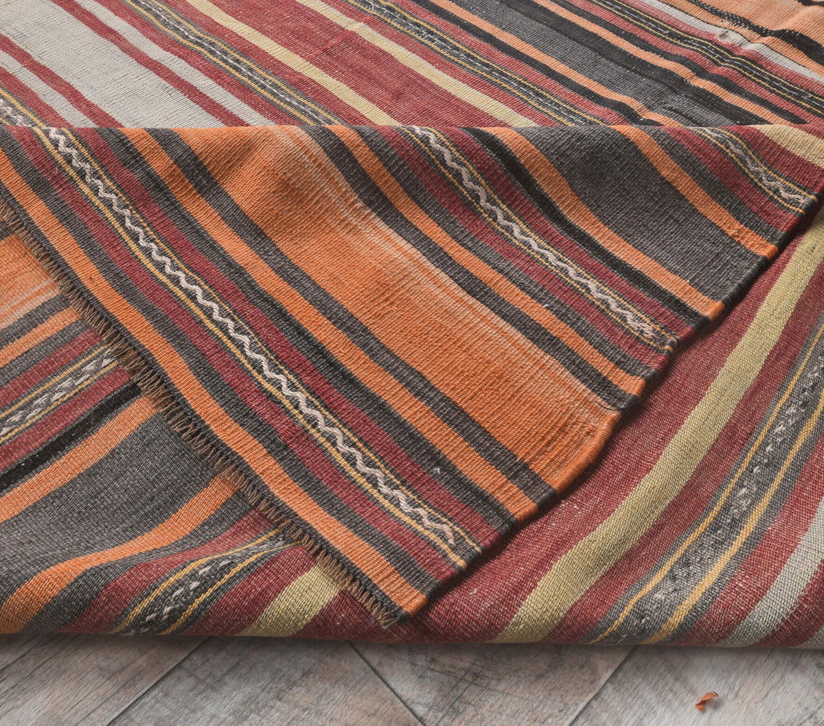 Gulcin - Striped Kilim Rug