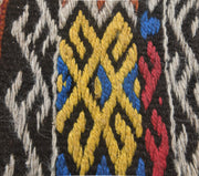1960'lardan Sivas kökenli tribal desenli el dokuma vintage kilim, 198x230 cm