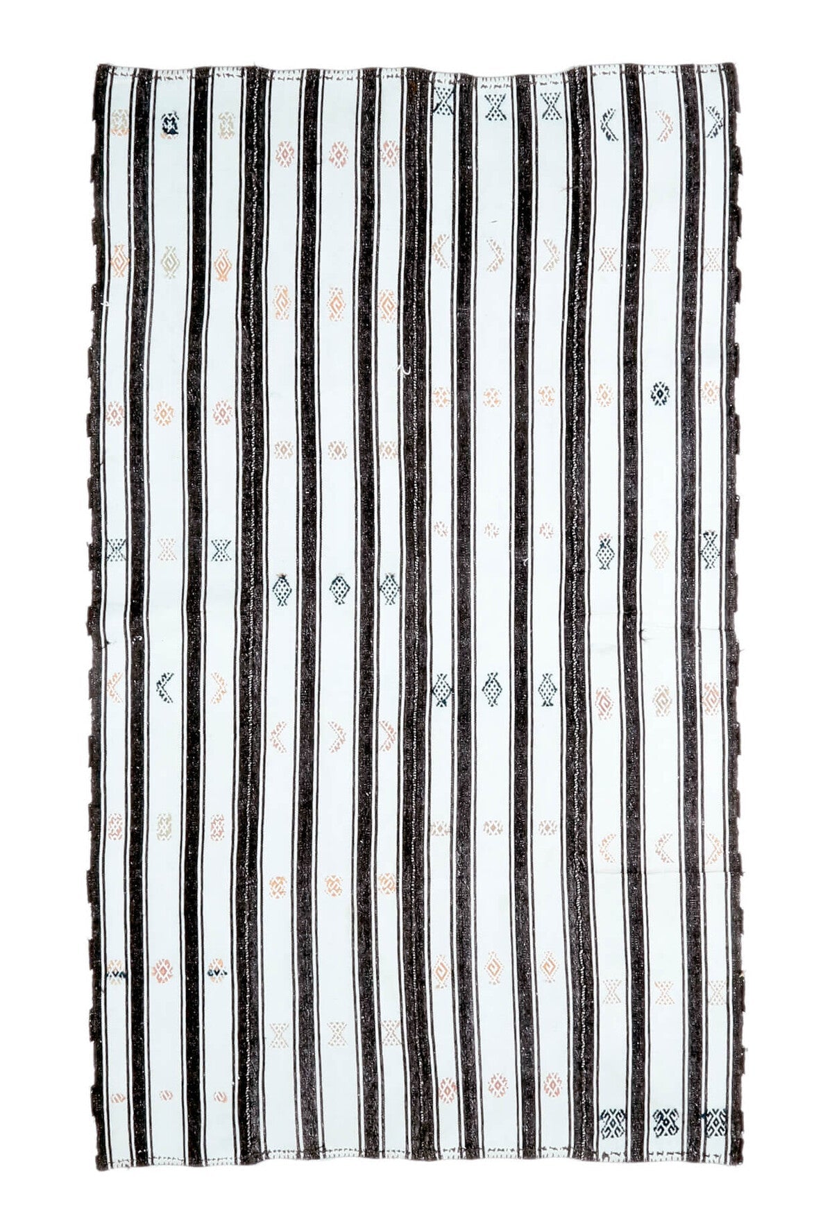 Hale - Black & White Kilim Rug