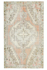 Handmade Vintage Oushak Area Rug