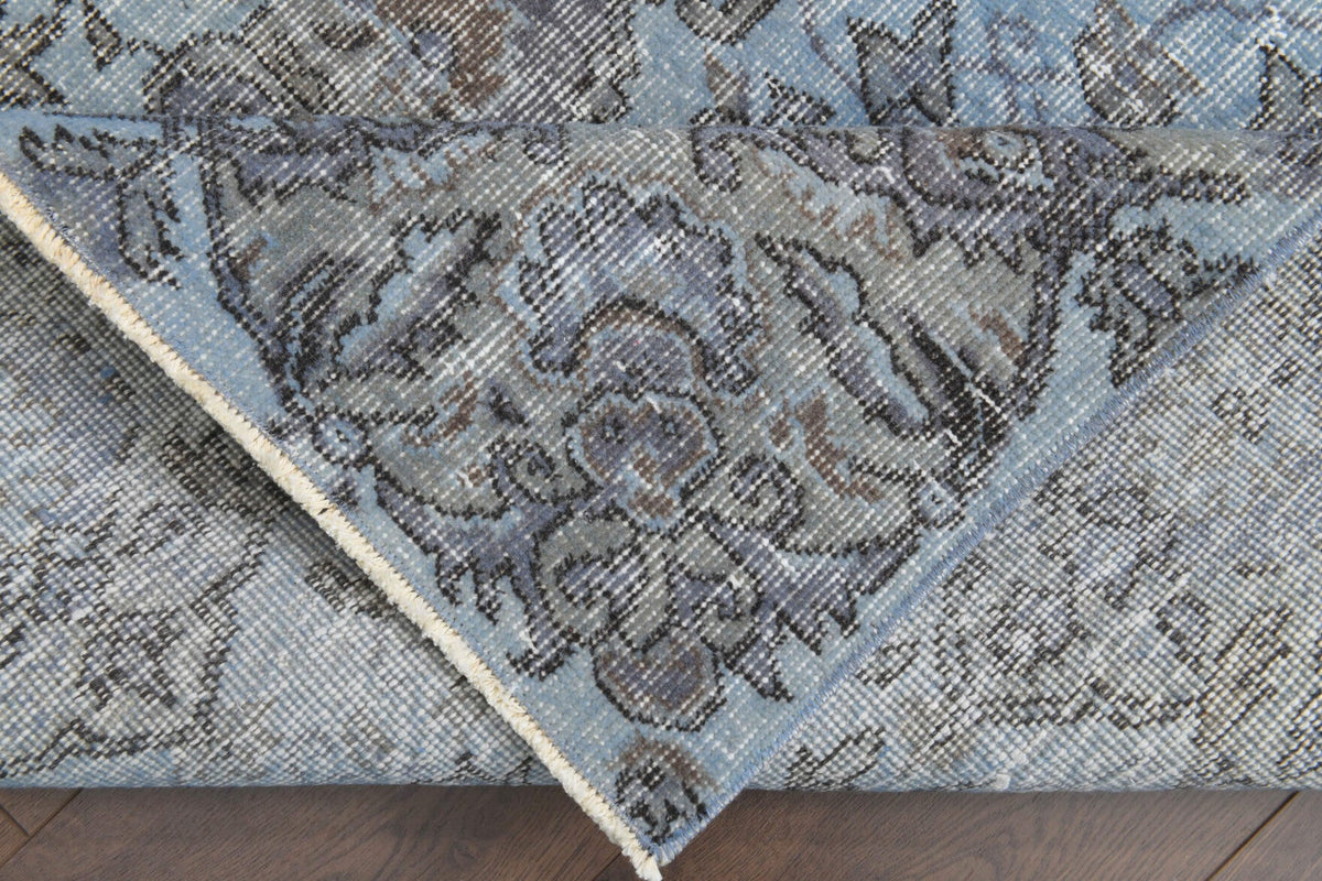 Pale Blue Colored - Vintage Area Rug