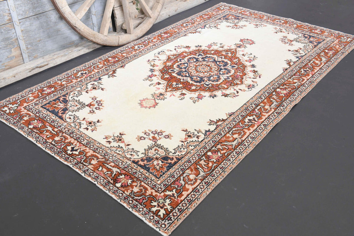Handmade Vintage Medallion Area Rug