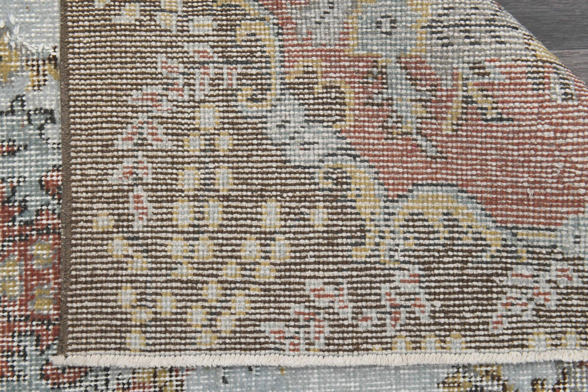 Vintage halı 115x190 cm – turuncu, bej ve kahverengi oryantal desenli, el dokuma