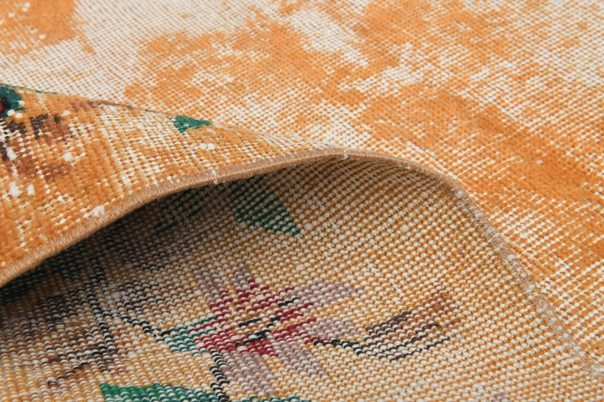 Distressed Handmade Vintage Area Rug