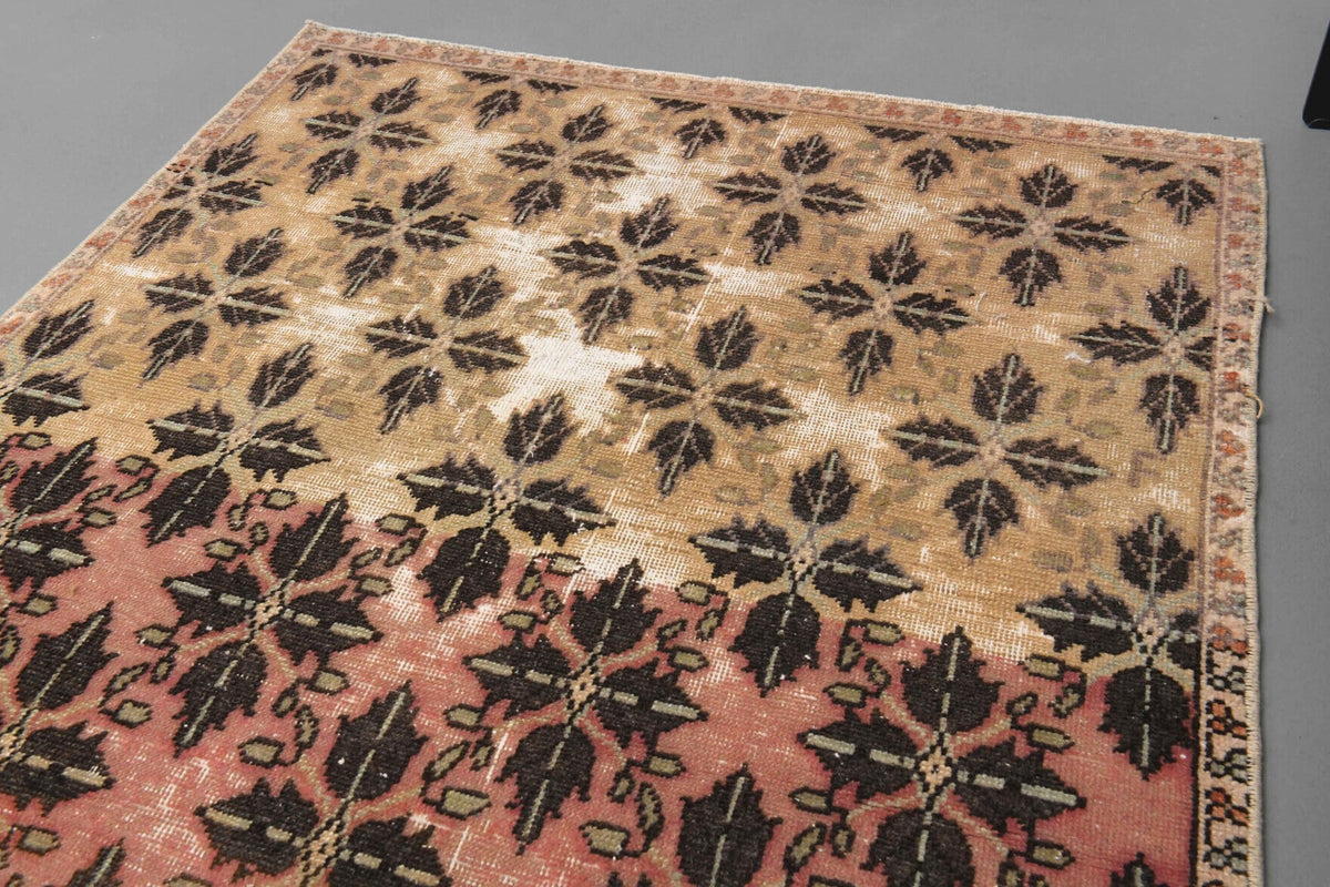 Double Colored Vintage Anatolian Rug
