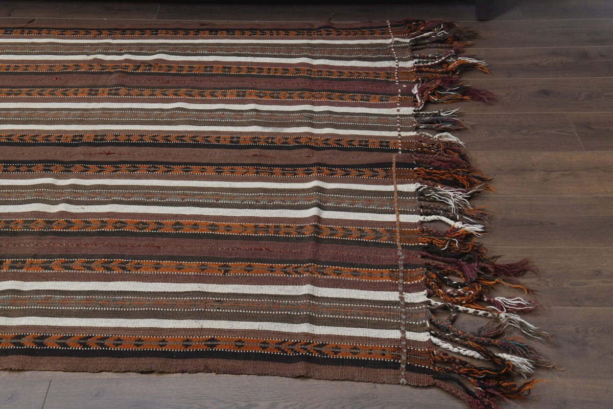 2,74 m² el dokuma vintage kare kilim – Anadolu, 1960'lar