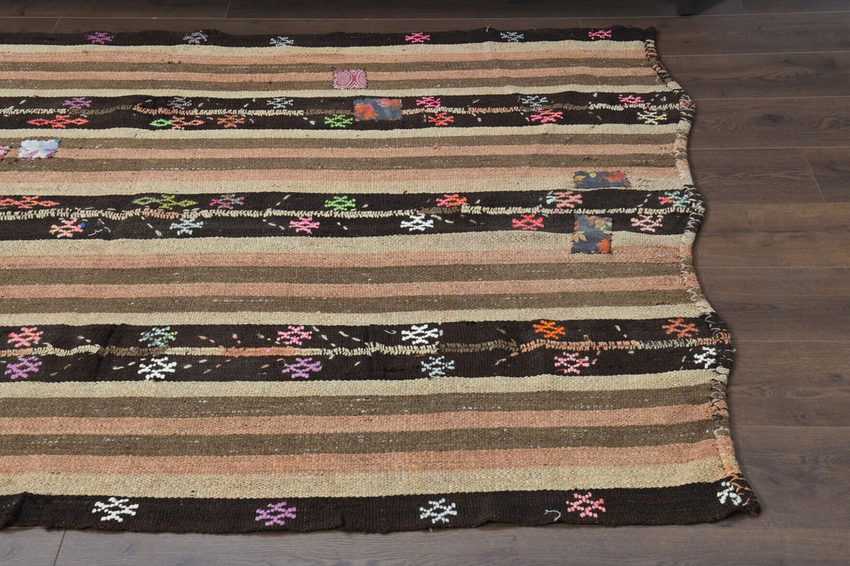 2,97 m² el dokuma vintage kilim – Anadolu, 1960'lar