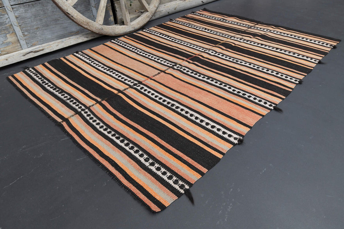 Tek parça el dokuma vintage kilim 140x210 cm (2,94 m²) – Pera Halı